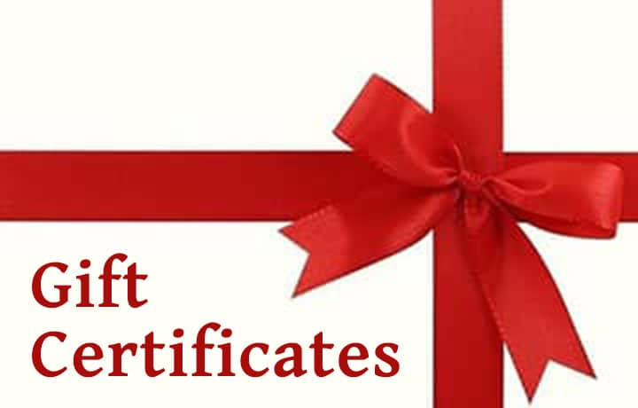 Gift Certificates