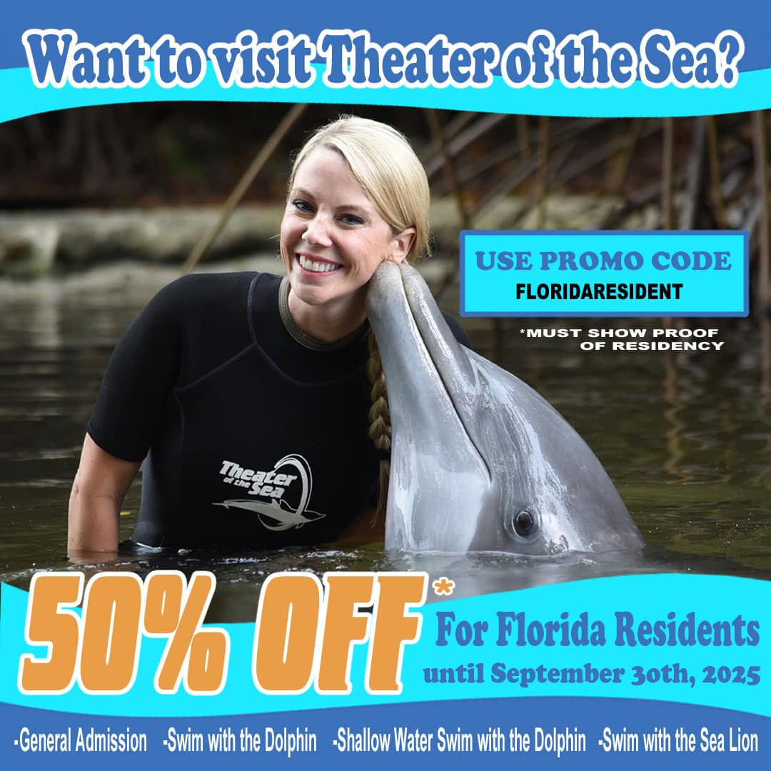 Florida Residents 50% off until September 30th. Use promo code FLORIDARESIDENT
